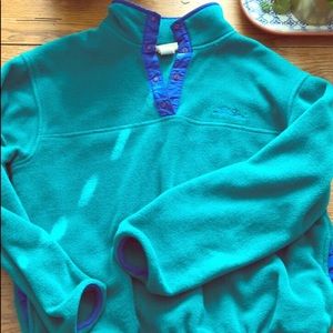 Vintage OG LL Bean fleece pullover women Medium